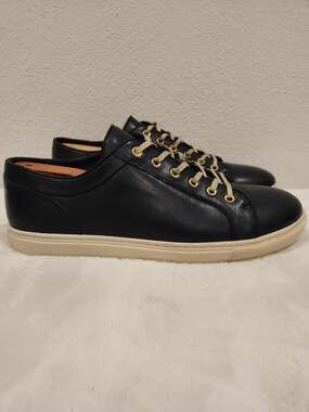 Rodd And Gunn Black Leather Casual Dress Shoes Sneakers EU45 US M12